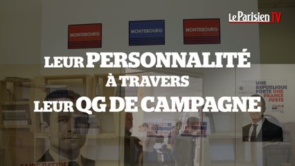 Les personnalités de Valls, Montebourg et Hamon analysées à travers leur QG