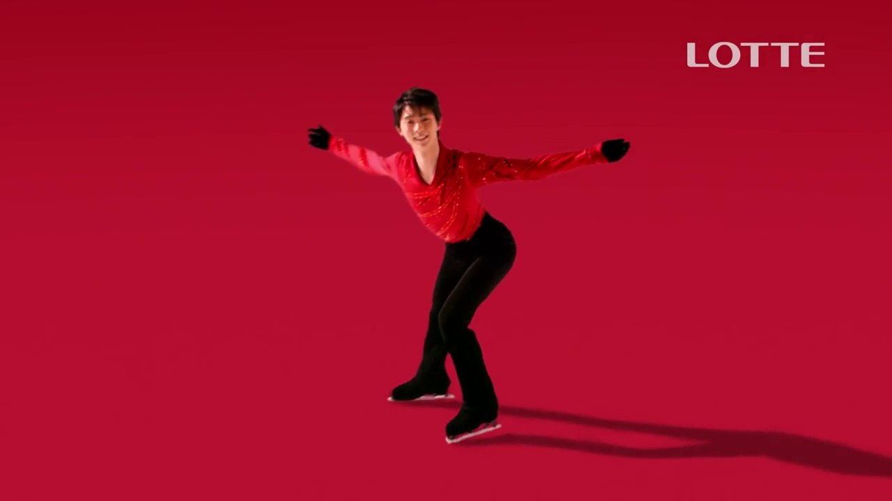 【羽生結弦 CM】ロッテ　ガーナＣＭ「真っ赤って、ときめき。羽生結弦スケート」篇　１５秒