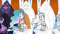 My Little Pony Princess Twilight, Princess Celestia, Princess Luna, Princess Candance Coloring Book