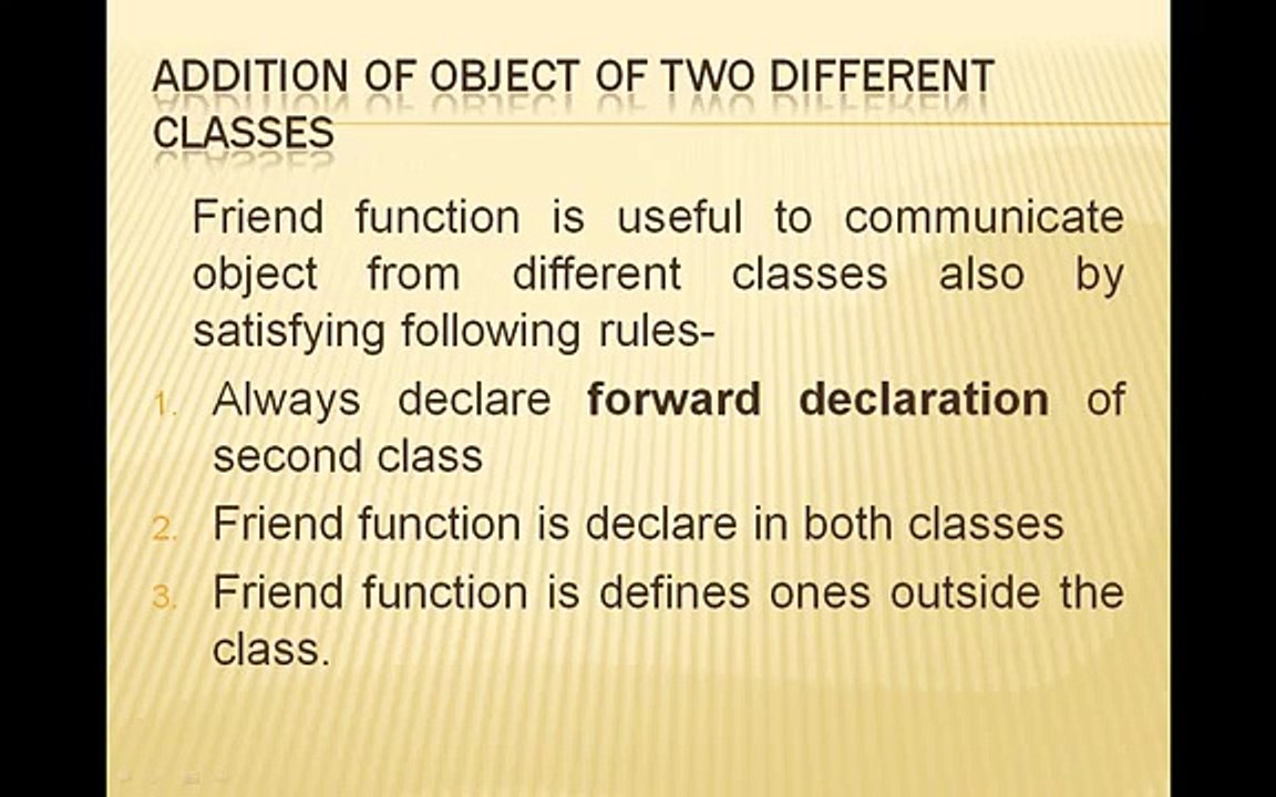 C++ Tutorial for Beginners - 5 -Friend Function Handling Objects By Value As