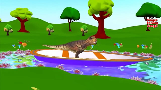 Dinosaurs Finger Family Cartoons For Children | Lion & King Kong Animals Nursery Rhymes