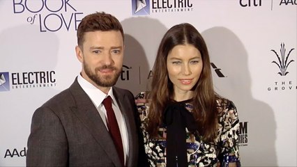 Justin Timberlake and Jessica Biel "The Book of Love" Premiere