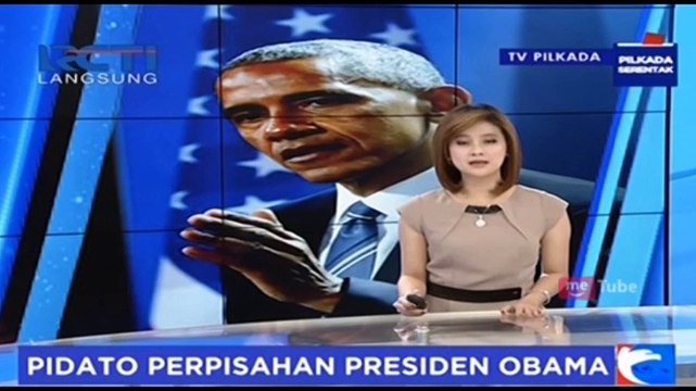 Pidato Perpisahan Presiden Barack Obama di Chicago Amerika Serikat