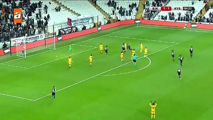 Beşiktaş: 2 - Kayserispor:1 | Gol: Vincent Aboubakar - atv