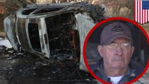 85-year-old hero with walking stick rescues two women from burning car