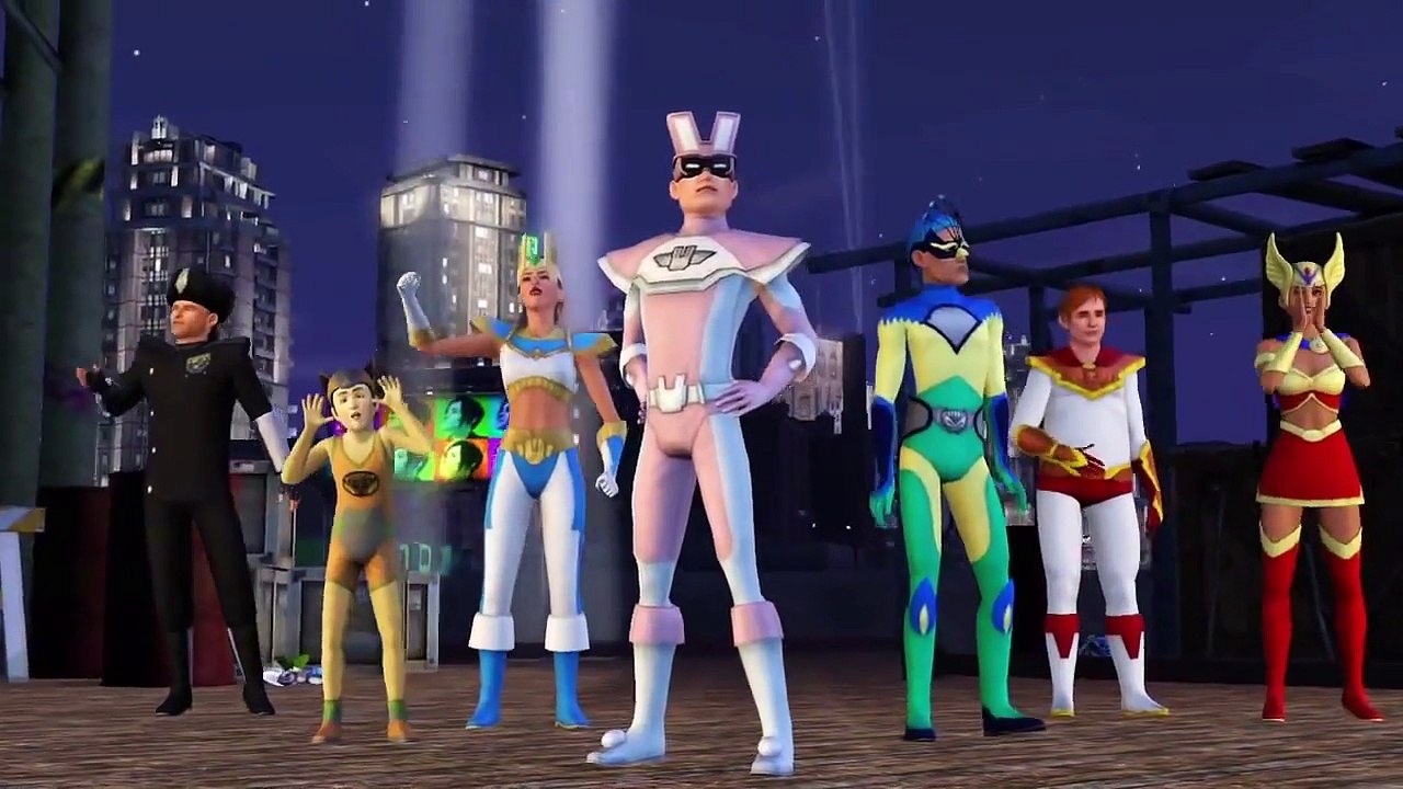 The Sims 3 - Movie Stuff - Trailer de Súper Heroes --mdFWqMQEhAc