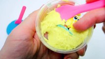 Play doh Ice Cream x4! Tom and Jerry Spongebob Surprise Eggs Masha i Medved Toys Маша и Медведь