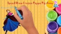 Peppa Pig English Episodes 8 Frozen New Episodes Peppa Pig Frozen Anna Mommy Speed Draw