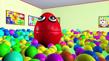 NEW Ball Pit Show 3D Playroom for Kids to Learn Colors with Giant Surprise Eggs Balls Helicopters