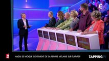 Tout le monde veut prendre sa place : Nagui se moque de sa femme Mélanie (vidéo)