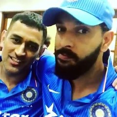 Yuvraj Singh and MS Dhoni