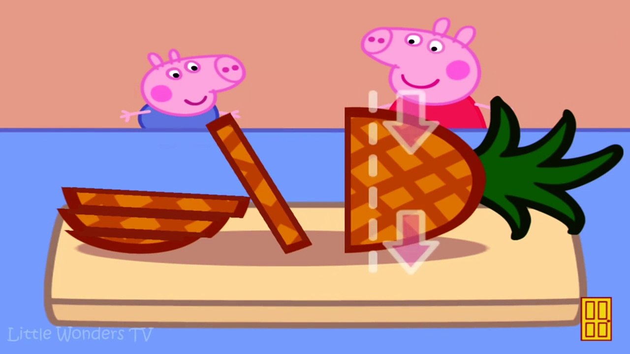 Peppa Pig Cutting Fruits and Vegetables | Best App For Toddlers | Cartoon For Kids | Peppa Game Play