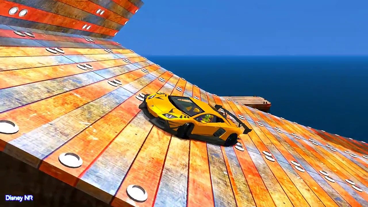 Fun SPIDERMAN and COLOR CARS – Learn Numbers for KIDS and Children Cartoon Animated