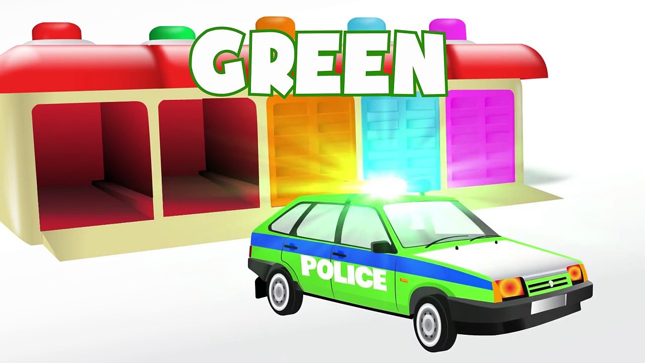 Colors for Children to Learn with Police Car Toys   Colours for Kids to Learn   Learning Videos
