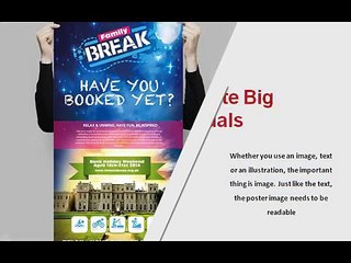 Vital elements of designing awesome posters