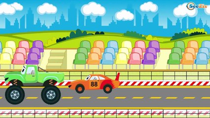 Car Cartoon for children - The Tow Truck helped The Truck! Kids Cartoon about Trucks Episode 29