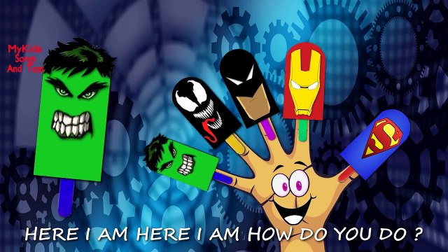 Веном Халк Супермен Мороженое Палец Семья | Веном Против Халка Потешки