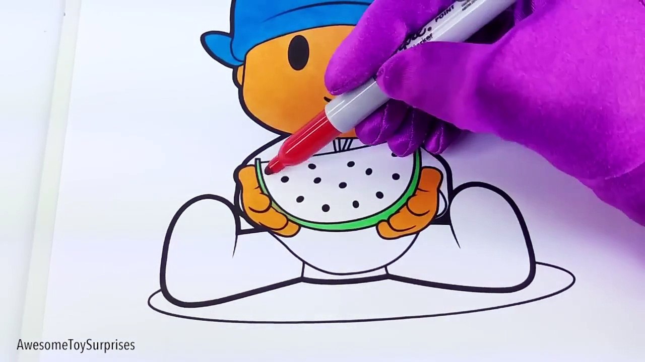 Pocoyo Coloring Page! Fun Pocoyo Coloring Activity for Kids Toddlers Children