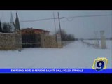 Emergenza neve, 50 persone salvate dalla Polizia stradale