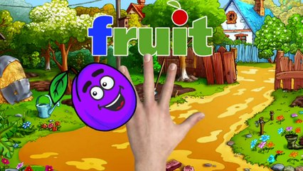 Fruit new Finger Family | Nursery Rhyme for Children | 4K Video