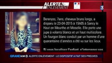 Efficace à 100%, l'alerte enlèvement a dix ans