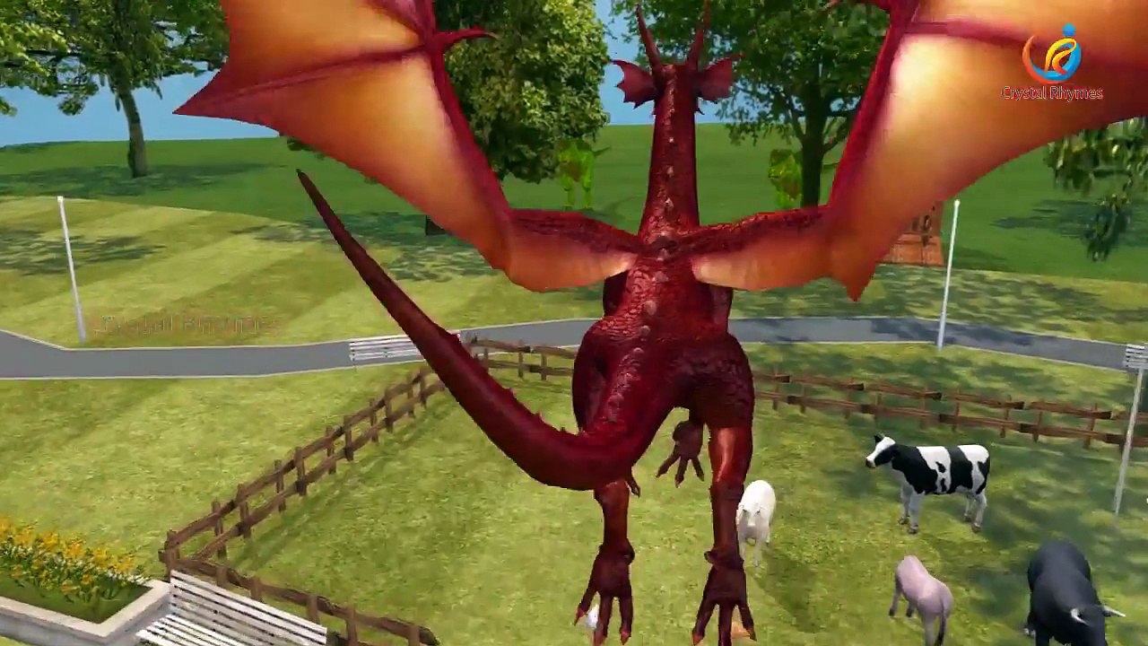 Big Dinosaurs Cartoons for Children Movies | Dragon For Kids | Domestics Animals Sounds Compilation