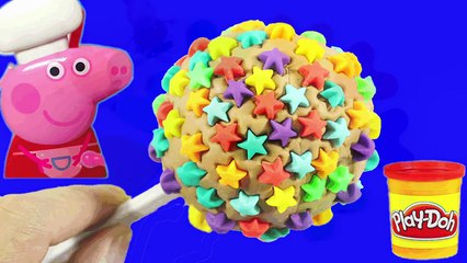 Peppa Pig ToyS  Play doh  Create Lollipop cake KIDS playdough frozen