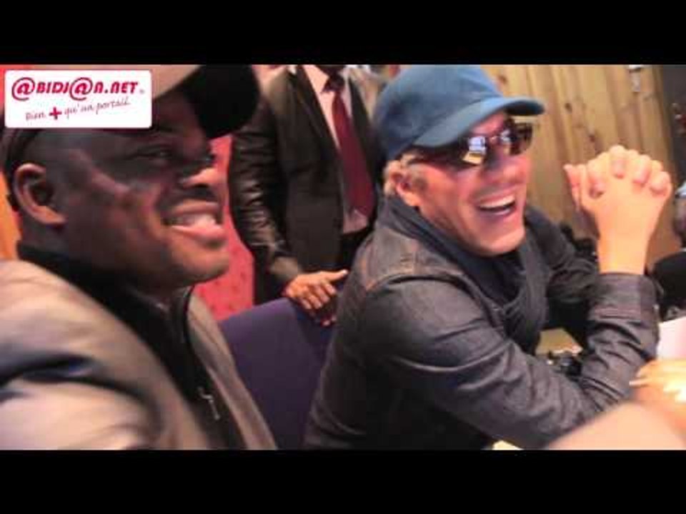 Musique / Ambiance au studio avec Gadji Céli et ses arrangeurs