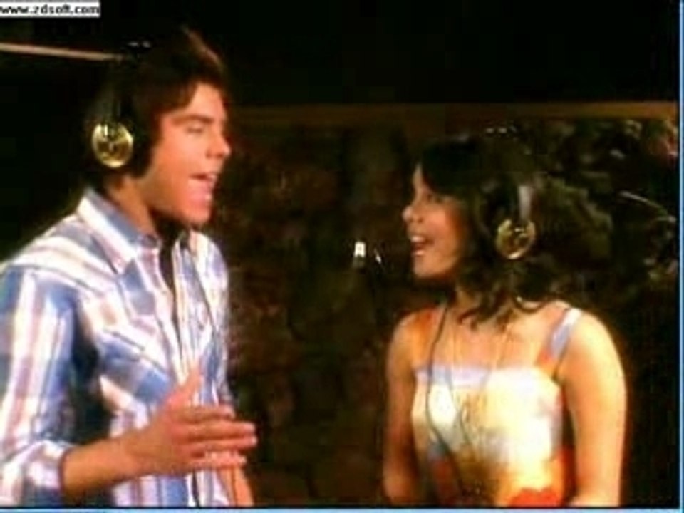 Zac&Vanessa Recording ''You Are The Music In Me''