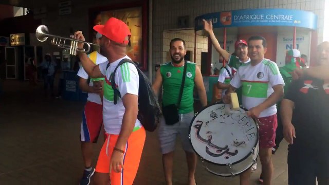 CAN 2017 : Les supporteurs algériens déjà là