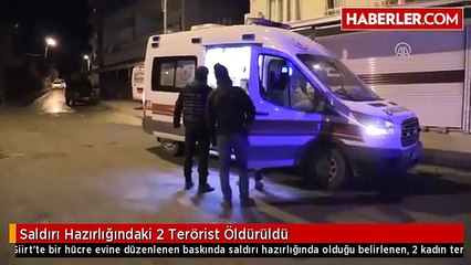 Saldırı Hazırlığındaki 2 Terörist Öldürüldü