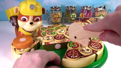 Best Learning to Count Numbers & Colors Video for Children - Paw Patrol Rubble Makes Pizza