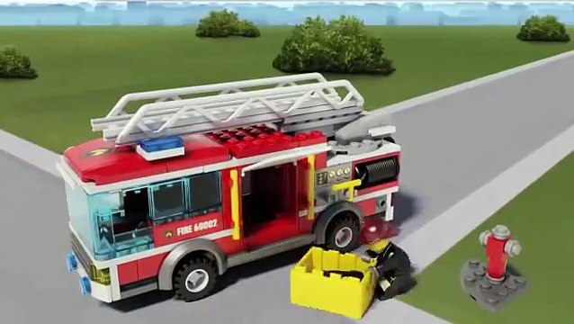 Мультфильм Лего пожарная машина Lego пожарная охрана