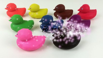 Fun Learning Colours and Numbers with Play-doh Ducks Creative for Kids