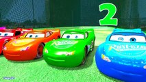 Learn Numbers & Colors   Lightning Mcqueen Color Cars for Kids and Spiderman Cartoon Fun Videos