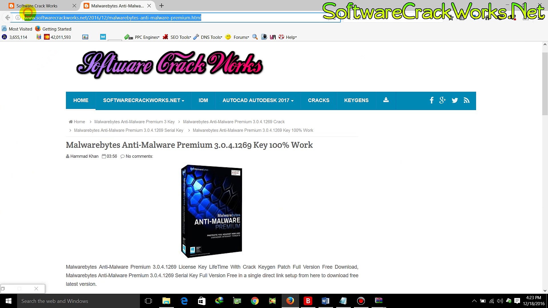 Malwarebytes Anti-Malware Premium 3.0.4.1269 Key 100% Work - video  Dailymotion