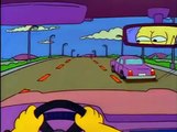 Homer dormido al volante