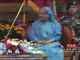 শেখ হাসিনার নেতৃত্বে বঙ্গভবনে আওয়ামী লীগ