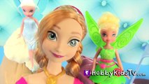 Snow Queen Elsa Battles Fairy Periwinkle! Best Snow Power_ Disney Tinker Bell Anna by HobbyKidsTV