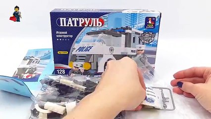 Ausini Patrol 23412 Police van, Chinese LEGO   Lego Speed Build