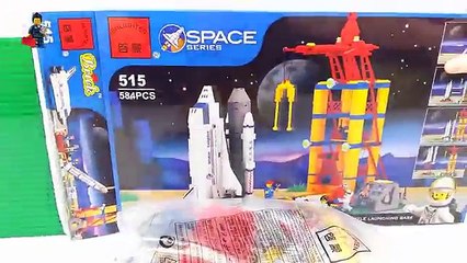 Descargar video: Browse Designer Brick Enlighten Space series - 515 Space station, Rocket, Shuttle. #LEGO