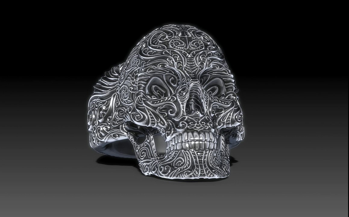 Skull Ring by Marco Valenzuela (2012)