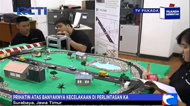 Palang Pintu KA Otomatis Berdaya Angin Buatan Mahasiswa Ubaya