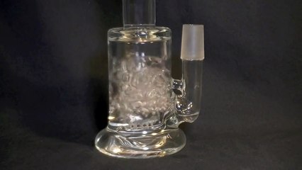 A GlassWork Orange - Mini Tube w- 6- Slit Lowered Inline - TheDabLab.com