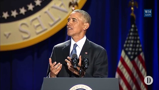 Le Dernier discours de Barack Obama ému aux larmes