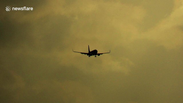 Ryanair plane aborts landing due to strong winds at Leeds-Bradford Airport
