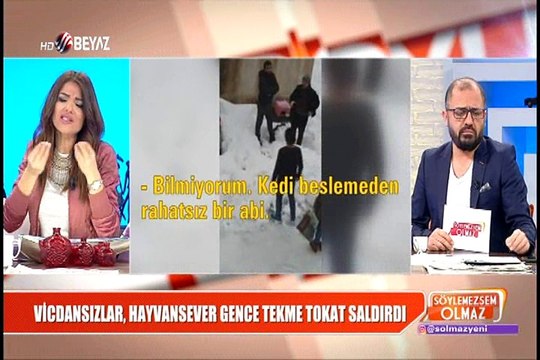 Kedilere sahip çıkan gence mahalleliden linç girişimi