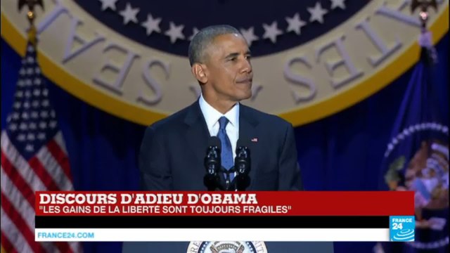 Discours d'adieu de Barack Obama : son allocution intégrale