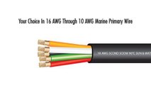 16 AWG thru 10 AWG Marine Primary Wire (480-710-1313 )