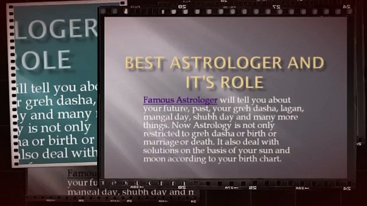 Best Astrologer and Its Role